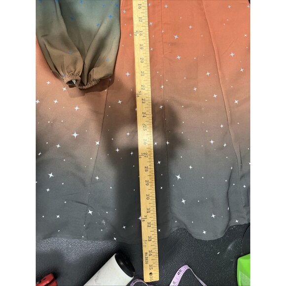 Wayward Fancies eShakti Pleated Empire Dress Womens S Ombre Star Fairy Grunge - Picture 10 of 10